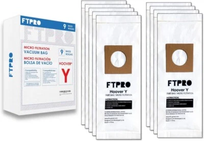 9 Bags Replacement for Hoover Micro Filtration Vacuum Bag Wind Tunnel Type Y,Z - Image 1 of 3