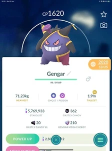 Gengar con Mega Banette Disfraces Halloween 2020 - Comercio - OFERTA - Imagen 1 de 1