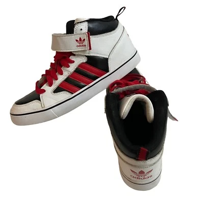 Raro Para hombres Talla 9.5 Adidas Varial II Medio Blanco/Negro/Rojo Zapatos Atléticos con Cordones Foto 1 de 4