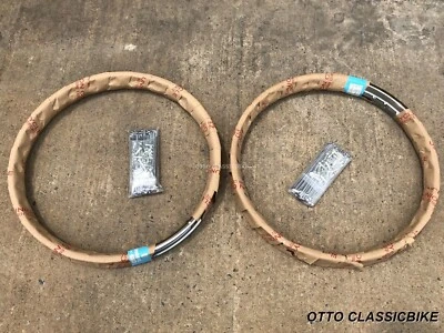 FRONT & REAR WHEEL RIM 2PCS & SPOKE 72PCS  Honda C110 CA110 C115 C114 S65 - Imagem 1 de 4