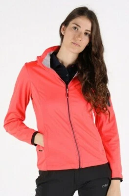 Chaqueta impermeable ligera para mujer Softshell rosa al aire libre talla Uk 8 por CMP Foto 1 de 4
