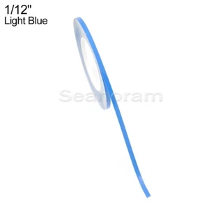 1/12" 2mm Light Blue DIY Home Shop Pinstriping Pin Stripe Decal Vinyl Sticker - Picture 1 of 5