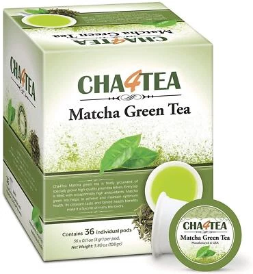 Cha4TEA 36-Count Matcha Green Tea for Keurig - Image 1 of 2