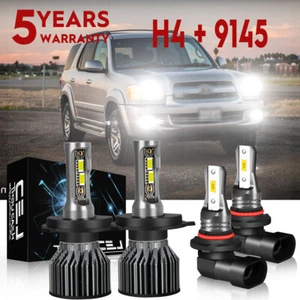 Combo faros LED CSP altos/bajos + bombillas antiniebla 6500K para Toyota 4Runner 1999-02 - Imagen 1 de 14