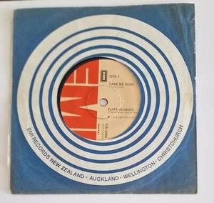 CLIFF RICHARD (THE SHADOWS) "TAKE ME HIGH/CELESTIAL HOUSES" NZ EDITION SP - Picture 1 of 3
