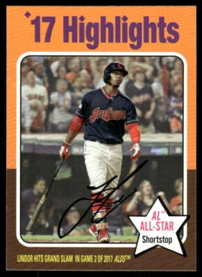 2019 Topps Archives #319 Francisco Lindor - Image 1 of 2