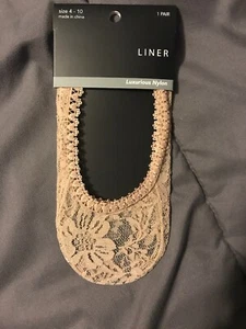 Womens Lace SocksLow Cut Liner New - Picture 1 of 2