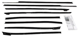 Window Sweeps Felt Kit Weatherstrip for 1967-1968 Cadillac Deville Convertible