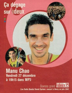 publicité Advertising 0521  2002  concert Manu Chao à Bercy  - Foto 1 di 1