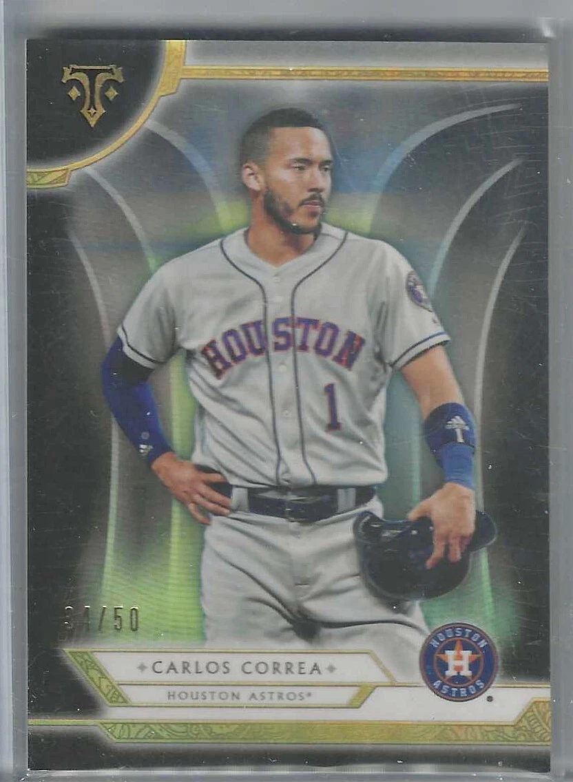2018 Topps Triple Threads Carlos Correa Onyx /50 #14