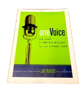 One Voice Songbook~Medium Solo Voice~Jay Rouse~Sacred Music~Praisegathering - Picture 1 of 4