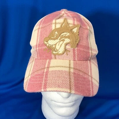 Usado en excelente estado Sudbury (Ont.) Wolves Gorra Equipo Hockey en Rosa/Bronceado/Crema Cuadros Algodón-Spandex Foto 1 de 4