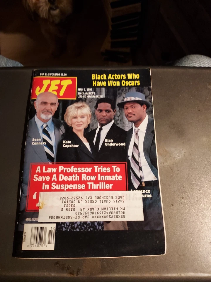 JET MAGAZINE MARCH 6, 1995 *LAURENCE FISHBOURNE/SEAN CONNERY - Image 1 of 1