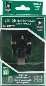 Hanayama Cast Puzzle Model: "QUARTET" Level: 6 - Picture 1 of 7