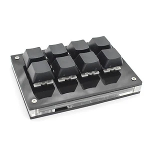 8 Keys Mechanical Keyboard USB Shortcuts Programmable For Windows Linux MacOS - Picture 1 of 4