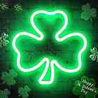 11.5 Inch St Patricks Day Decorations,Irish Led Window Lights,Usb Clover