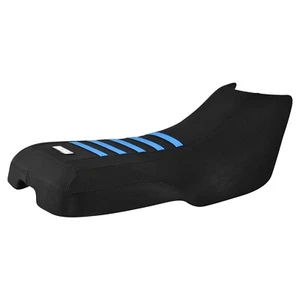 2016-2024 Arctic Cat ALTERRA 400-500 Seat Cover BLACK w/ LIGHT BLUE Ribs #364 - Picture 1 of 5