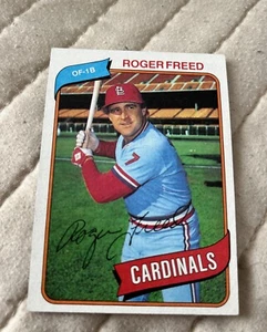 1980 Topps Roger Freed St. Louis Cardinals - Bild 1 von 2