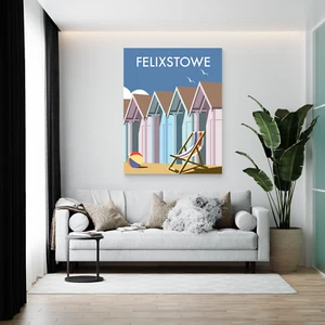 Felixstowe Art Print by Dave Thompson - Available in multiple sizes A4/A3/A2/A1