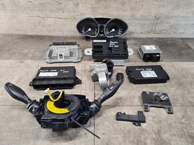 2016 FORD FIESTA MK7 1.0 P ENGINE ECU & LOCK KIT G1B1-12A650-AEB C1BT-10849-MAX - Image 1 of 4