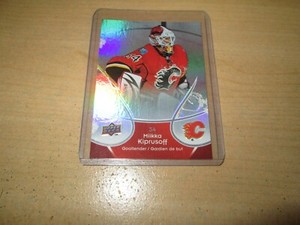 UD  McDONALDS 2009-2010   # 8  MIIKKA KIPRUSOFF CALGARY FLAMES