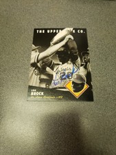 Lou Brock ~ 1994 Upper Deck All-Time Heroes MLB 125th Anniv. #79 AUTO