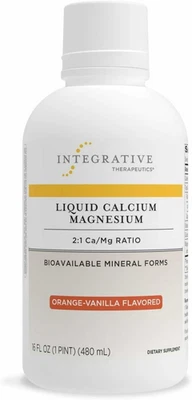 Integrative Therapeutics Calcio Líquido Magnesio 2:1 - Suplemento de Calcio para B Foto 1 de 4