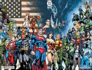 Justice League Unlimited #1 Cover E Edition Benes Wraparound Card Stock Variant - Bild 1 von 1
