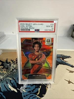 2020 Panini Select UEFA Euro Preview - Terrace Axel Witsel #24 Orange Prizm /125 - Image 1 of 4