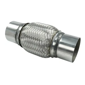Ø 60mm / 2,375" Edelstahl Flexrohr mit Interlock Abgasanlage Auspuff 115/200mm - Bild 1 von 5