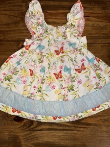 Matilda Jane Girl’s Sz 6 All A Flutter Peasant Top It’s A Wonderful Parade Tunic - Picture 1 of 5