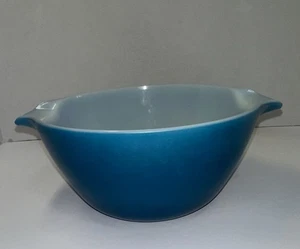 RARE Fire King Dark Blue Cinderella Mixing Bowl WAR on bottom 10 1/8" diameter - Picture 1 of 5