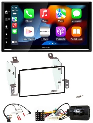 Kenwood DAB USB Bluetooth 2DIN Lenkrad Autoradio für Nissan Note E11 2009-2013 - Bild 1 von 4