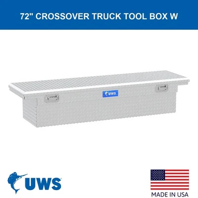 FOR 2002-2010 Dodge Ram 1500 72" Crossover Truck Tool Box truck tool box storage - Image 1 of 4