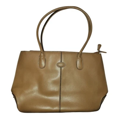 Women's Large Tod's Tan Leather Handbag - Image 1 of 4