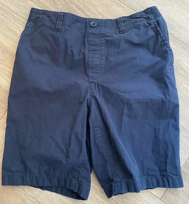 LANDS END Navy School Uniform Elastic Waist Pull-On Chino Pants Boys XXL 18/20 - Image 1 of 4