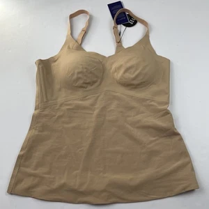 Honeylove Liftwear Camisole 1X Wireless Shaping Shapewear Nude Sand Tank - Picture 1 of 11