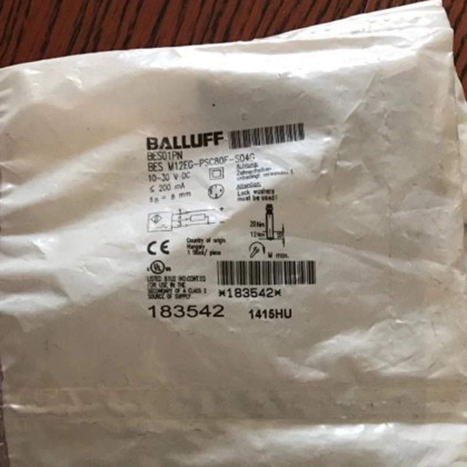 Sensor interruptor de proximidad balluff nuevo 1 pieza BES M12EG-PSC80F-S04G Envío gratuito Foto 1 de 3