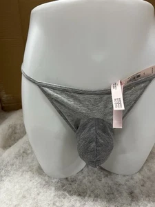 Victoria’s Grey String Thong Size Large POUCH PANTIES Men’s lingerie - Picture 1 of 5