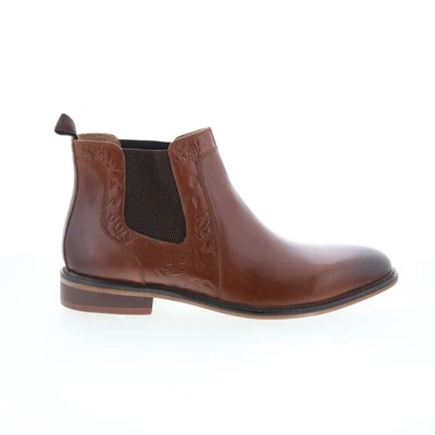 Мужские коричневые кожаные ботинки-слипоны Chelsea Robert Graham Breton RG5455B 9 - Изображение 1 из 4