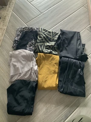 Bundle Of 7 Reseller Lululemon Leggings Tights Crops Size Tags Are Missing - Image 1 of 4