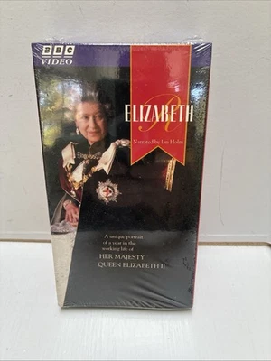 Queen Elizabeth: A Year in the Working Life [VHS] BBC Video Narr. Ian Holm - New - Image 1 of 3
