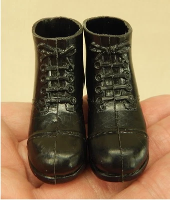 De colección 1970 Hasbro GI Joe AT Land Sea Air Adventurer Par Botas Cortas Negras C7 Foto 1 de 4