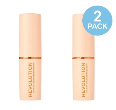 Pack of 2 Makeup Revolution Beauty Fast Base Stick Foundation, F9 - Image 1 of 4