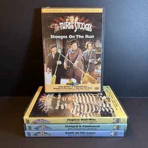 The Three Stooges Colorize or B&W Episodes DVD Lot of 4 - Picture 1 of 2