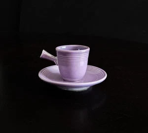 Fiesta Geschirr Flieder After Dinner Tasse und Untertasse Set - Bild 1 von 3