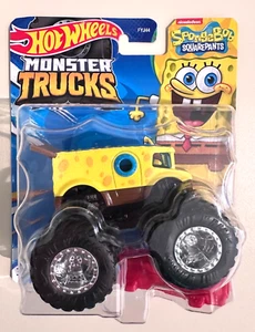 Mattel Hot Wheels Monster Truck Die Cast Spongebob Squarepants Crushable Car Toy - Picture 1 of 1
