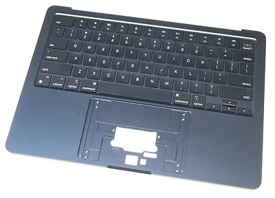 Apple MacBook Air M3 13" 2024 A3113 OEM Top Case w/ Keyboard Midnight Genuine - Image 1 of 2