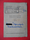 Occupation of UKRAINE 1942 Document for worker from KHARKOV district