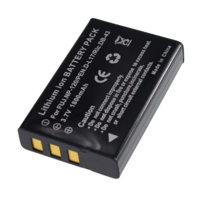 Battery for Fuji NP-120 FNP-120 FinePix M603 F11 F10 M603 Zoom  PX1657E-1BRS - Image 1 of 4